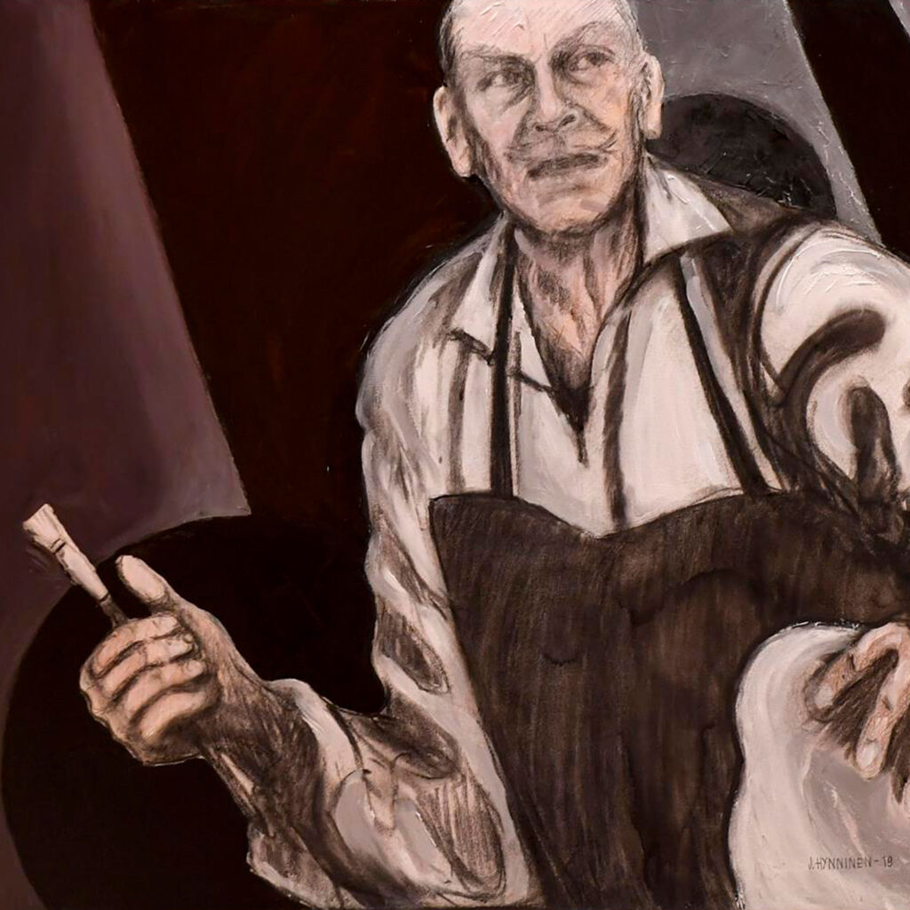 Jorma Hynnisen Akseli Kallen-Gallela maalaus.